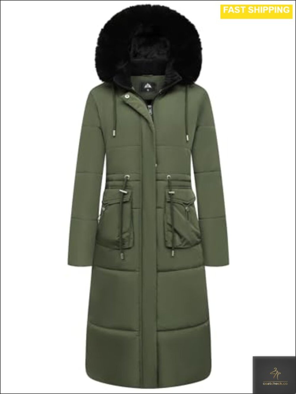 Women's Long Winter Puffer Coat Waterproof Warm Maxi Down Jacket